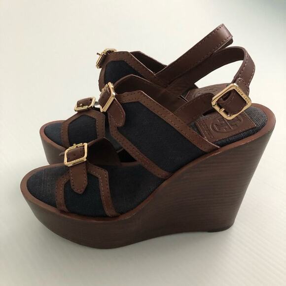Tory Burch Platform Wedge sandals - Picture 4 of 11